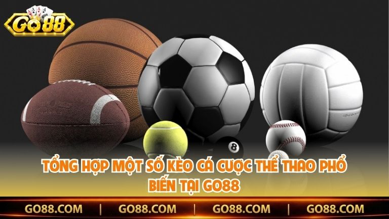 Tổng hợp một số kèo cá cược thể thao phổ biến tại Go88