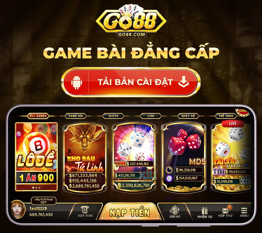 cài đặt go88 android